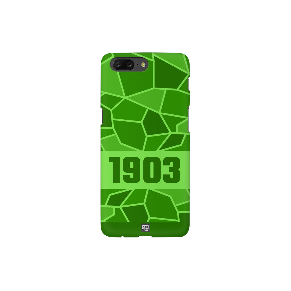 1903 Year Apple iPhone Glass Mobile Cover Case (Liril Green)