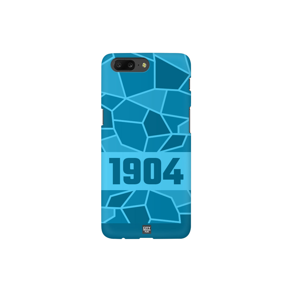 1904 Year Apple iPhone Glass Mobile Cover Case (Sky Blue)