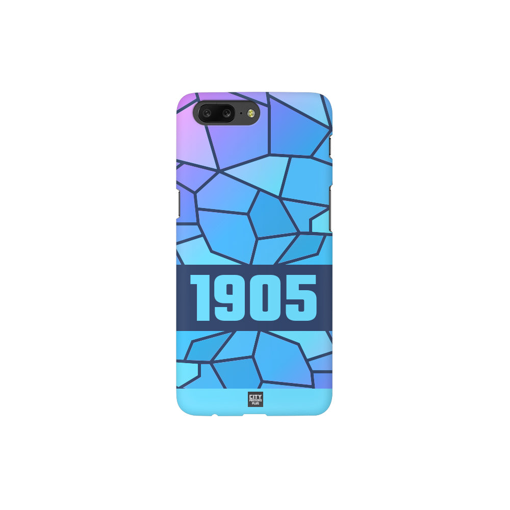 1905 Year Apple iPhone Glass Mobile Cover Case (Navy Blue)