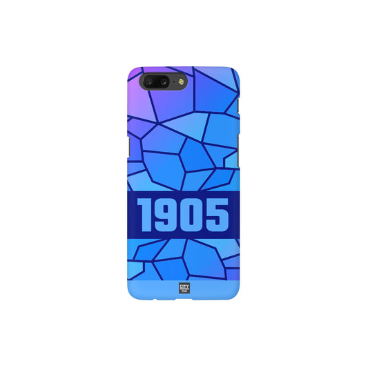 1905 Year Apple iPhone Glass Mobile Cover Case (Royal Blue)