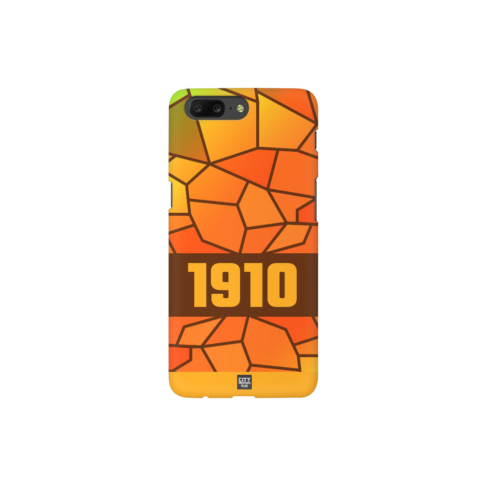 1910 Year Apple iPhone Glass Mobile Cover Case (Brown)