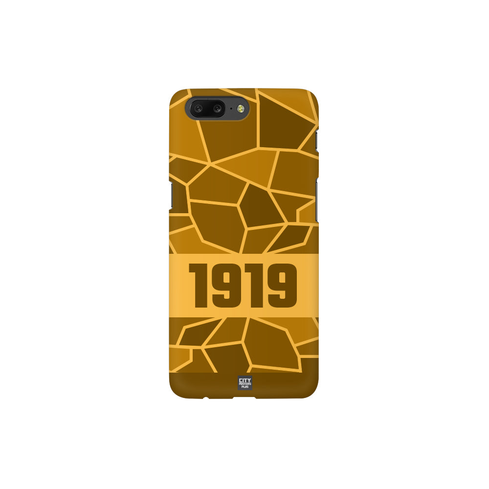 1919 Year Apple iPhone Glass Mobile Cover Case (Golden Yellow)
