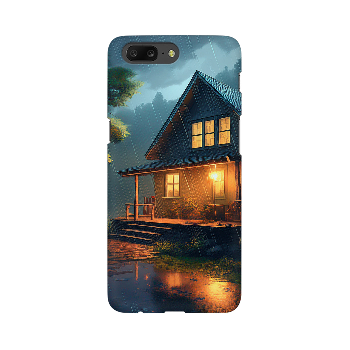 A-Z Home Light Raining Fog Mobile Cover Case