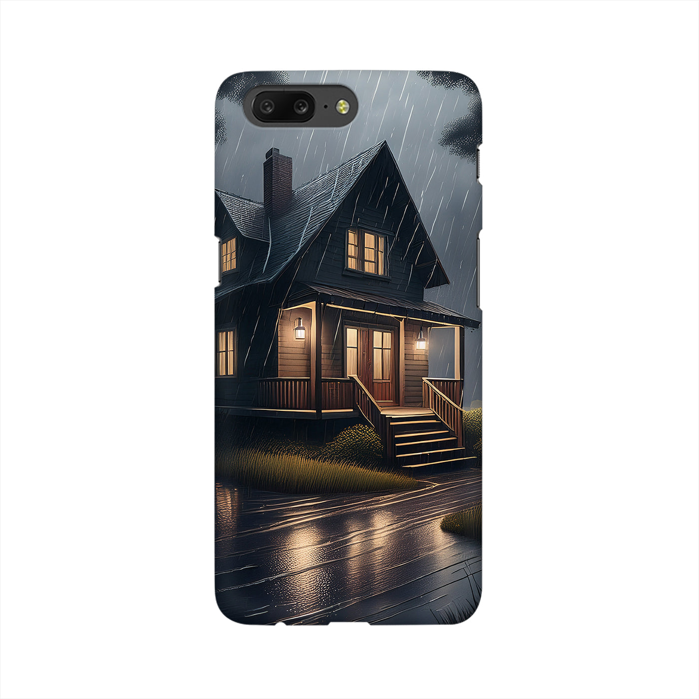 A-Z Home Light Raining Fog Mobile Cover Case