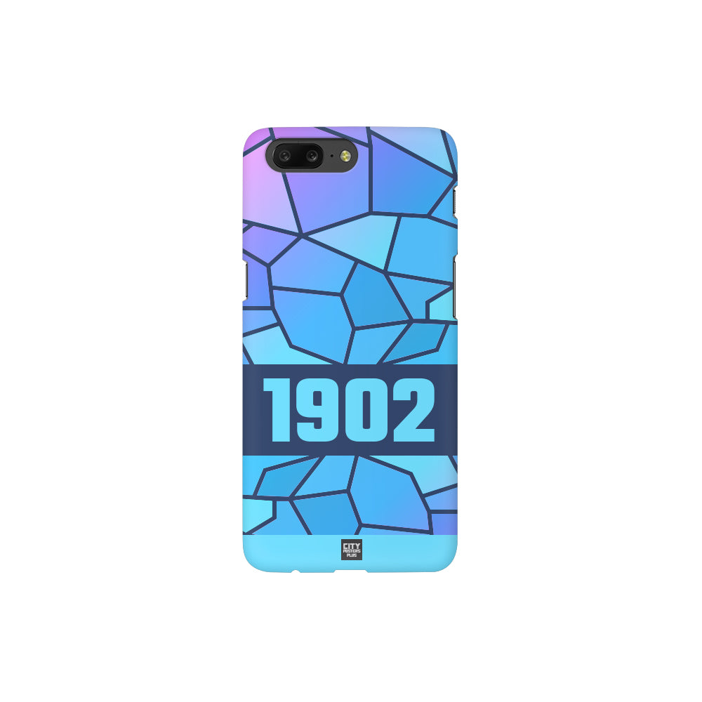 1902 Year Apple iPhone Glass Mobile Cover Case (Navy Blue)
