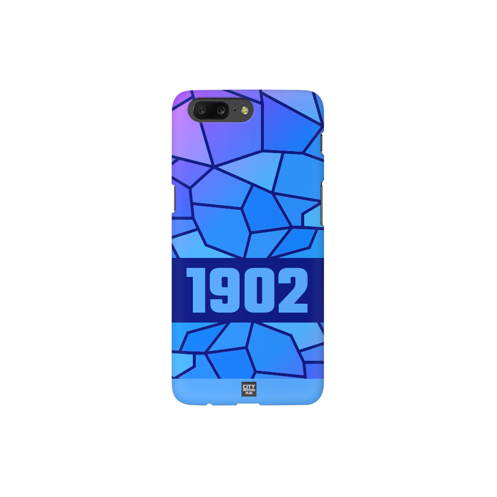 1902 Year Apple iPhone Glass Mobile Cover Case (Royal Blue)