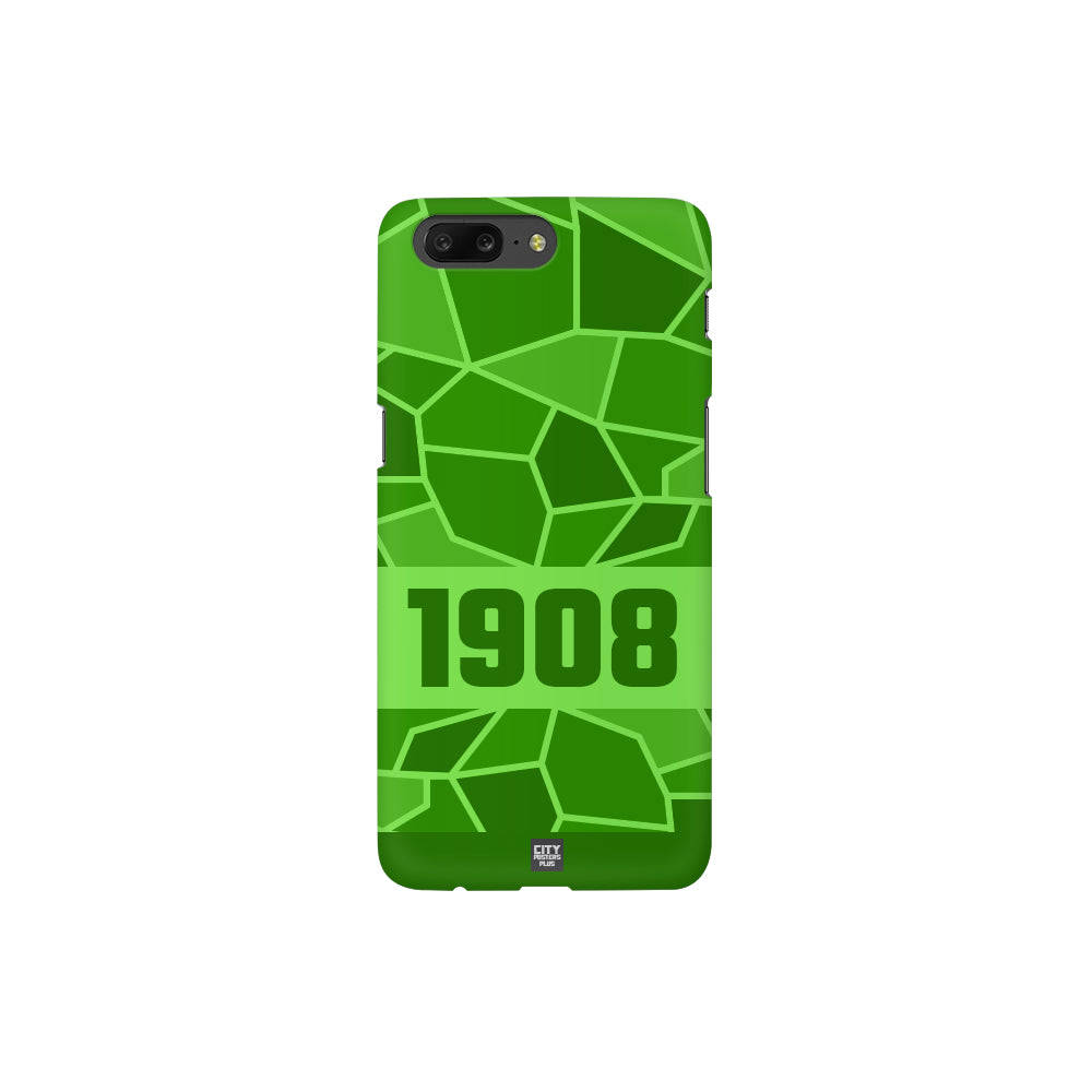 1908 Year Apple iPhone Glass Mobile Cover Case (Liril Green)