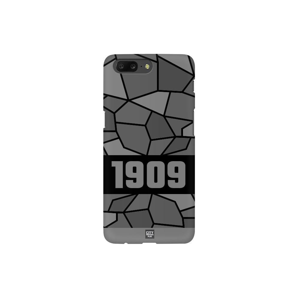 1909 Year Apple iPhone Glass Mobile Cover Case (Black)