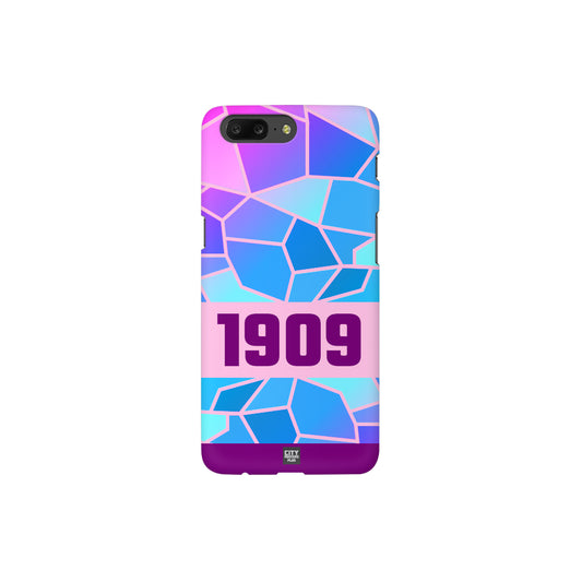1909 Year Apple iPhone Glass Mobile Cover Case (Light Pink)