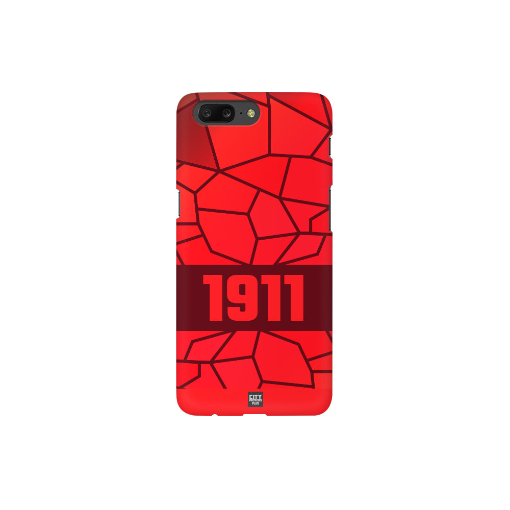 1911 Year Apple iPhone Glass Mobile Cover Case (Maroon)