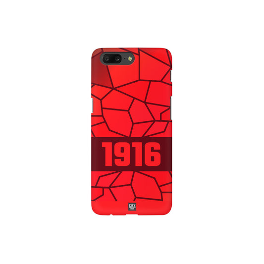 1916 Year Apple iPhone Glass Mobile Cover Case (Maroon)