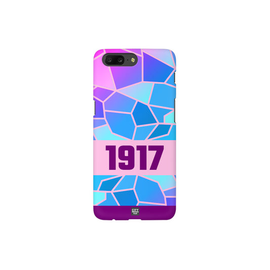 1917 Year Apple iPhone Glass Mobile Cover Case (Light Pink)
