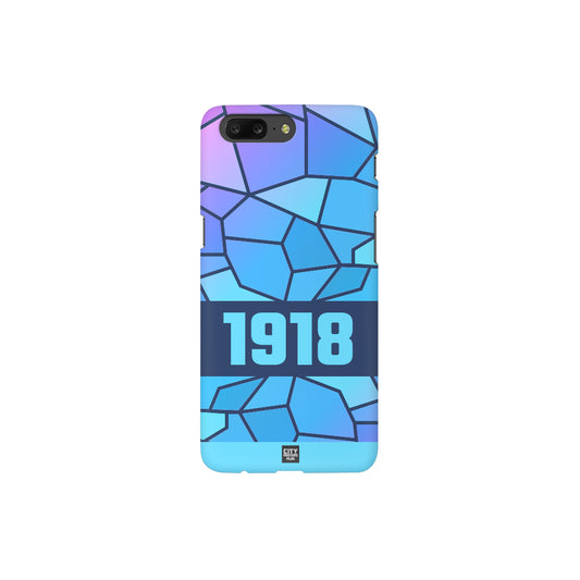 1918 Year Apple iPhone Glass Mobile Cover Case (Navy Blue)