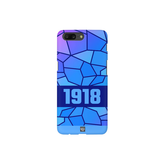 1918 Year Apple iPhone Glass Mobile Cover Case (Royal Blue)