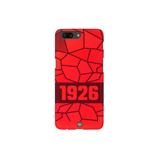 1926 Year Apple iPhone Glass Mobile Cover Case (Maroon)