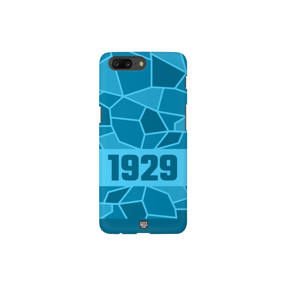 1929 Year Apple iPhone Glass Mobile Cover Case (Sky Blue)