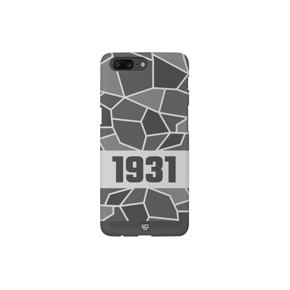 1931 Year Apple iPhone Glass Mobile Cover Case (Melange Grey)