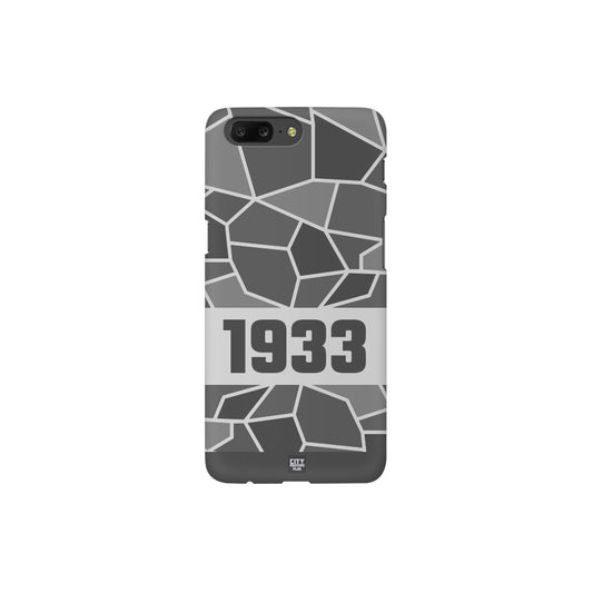1933 Year Apple iPhone Glass Mobile Cover Case (Melange Grey)