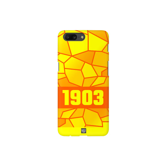 1903 Year Apple iPhone 14 Pro Max Glass Mobile Cover Cases (Orange)