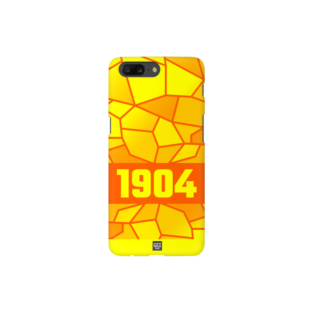 1904 Year Apple iPhone 14 Pro Max Glass Mobile Cover Cases (Orange)