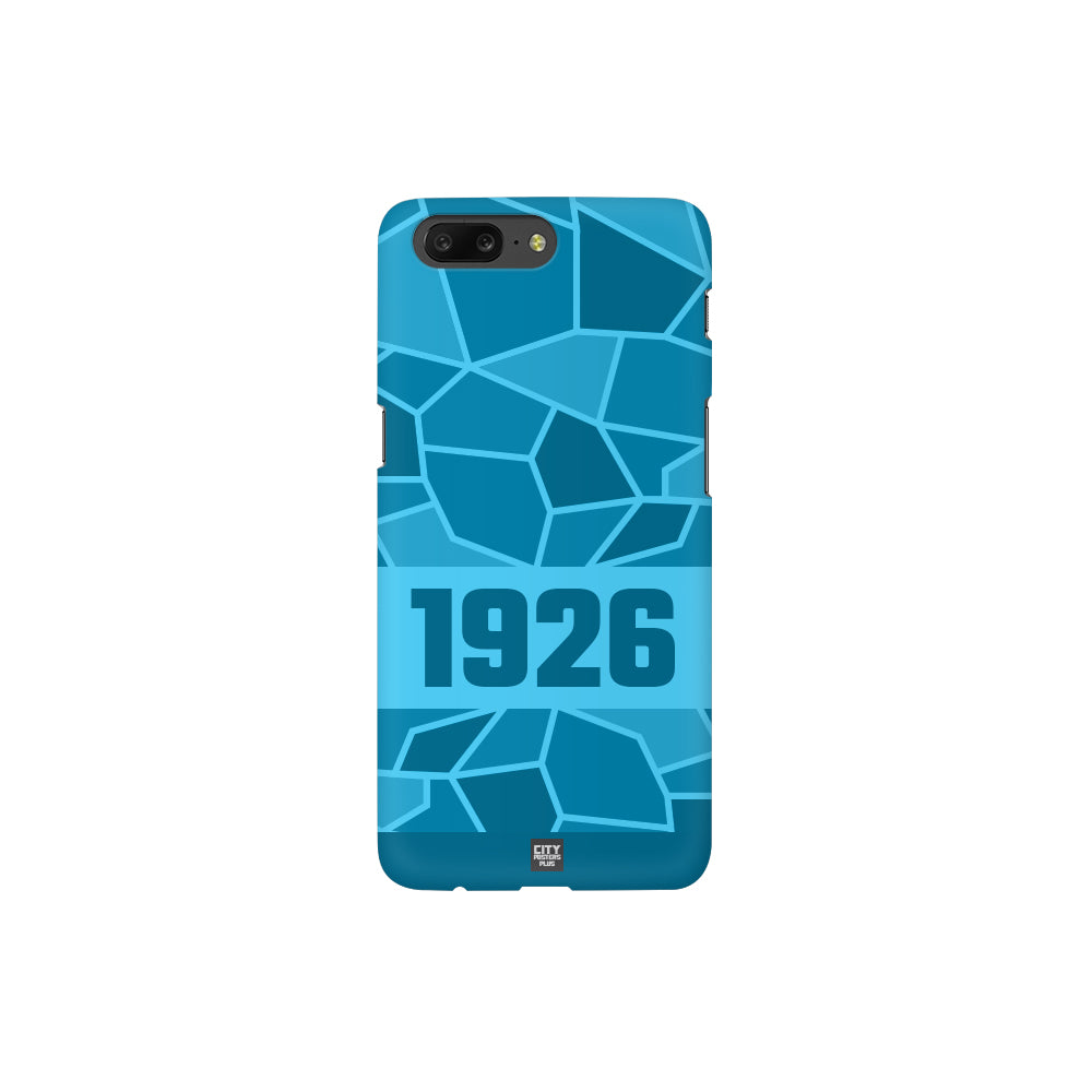 1926 Year Apple iPhone 14 Pro Max Glass Mobile Cover Cases (Sky Blue)