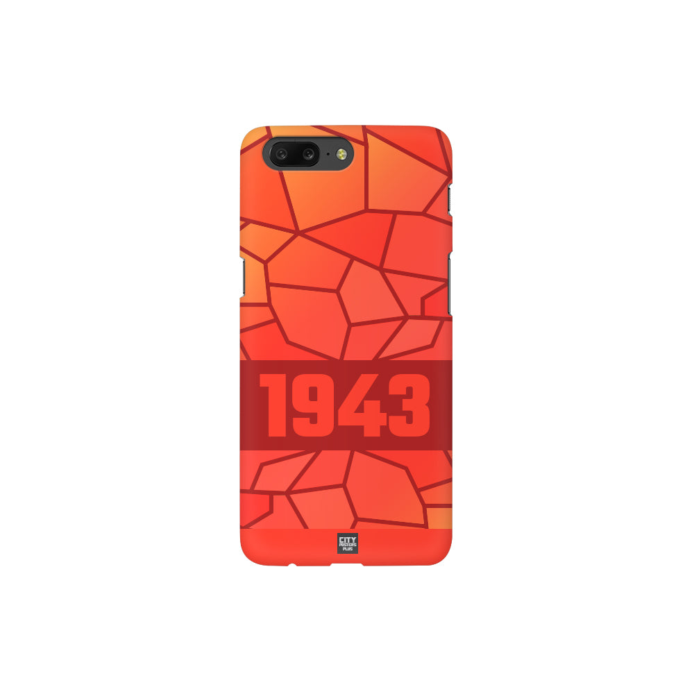 1943 Year Apple iPhone 14 Pro Max Glass Mobile Cover Cases (Red)