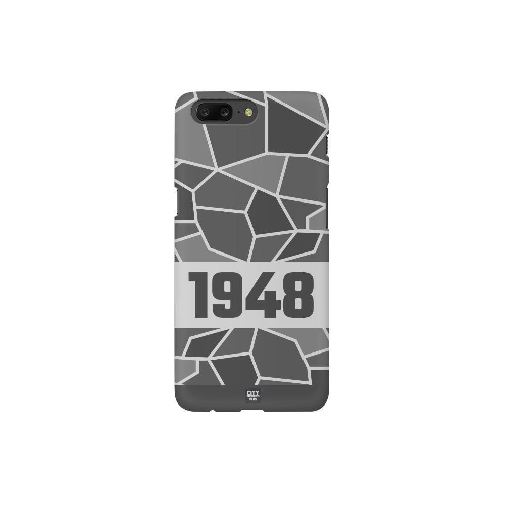 1948 Year Apple iPhone 14 Pro Max Glass Mobile Cover Cases (Melange Grey)