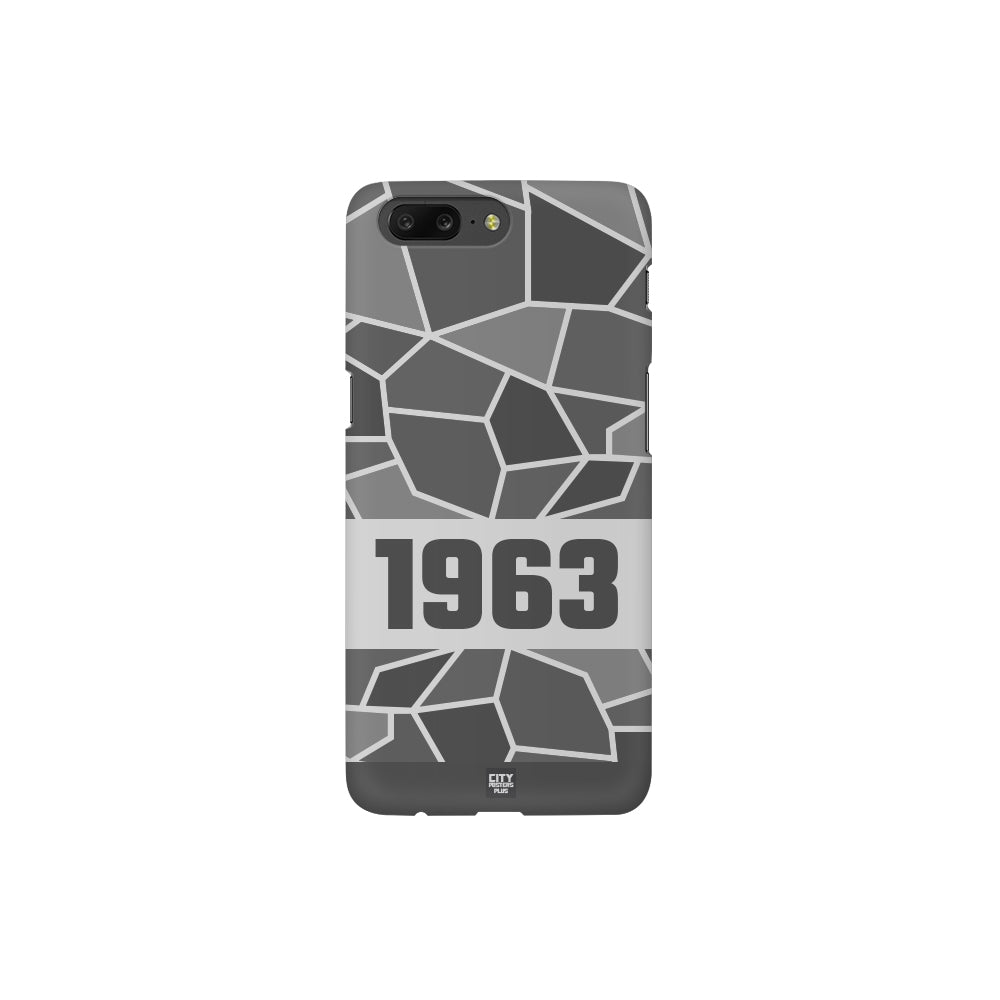 1963 Year Apple iPhone 14 Pro Max Glass Mobile Cover Cases (Melange Grey)