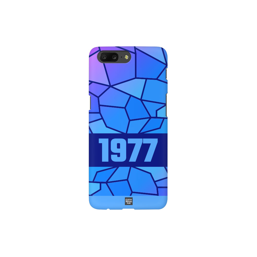 1977 Year Apple iPhone 14 Pro Max Glass Mobile Cover Cases (Royal Blue)