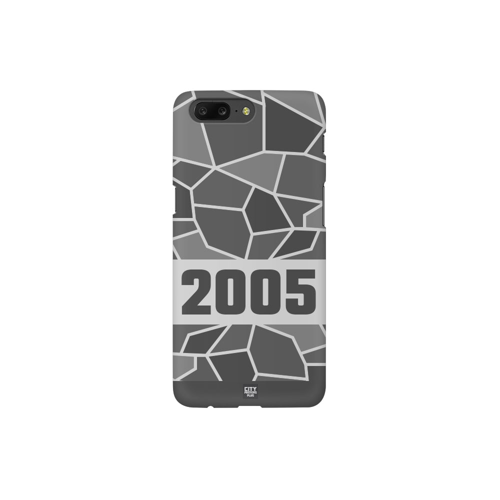2005 Year Apple iPhone 14 Pro Max Glass Mobile Cover Cases (Melange Grey)