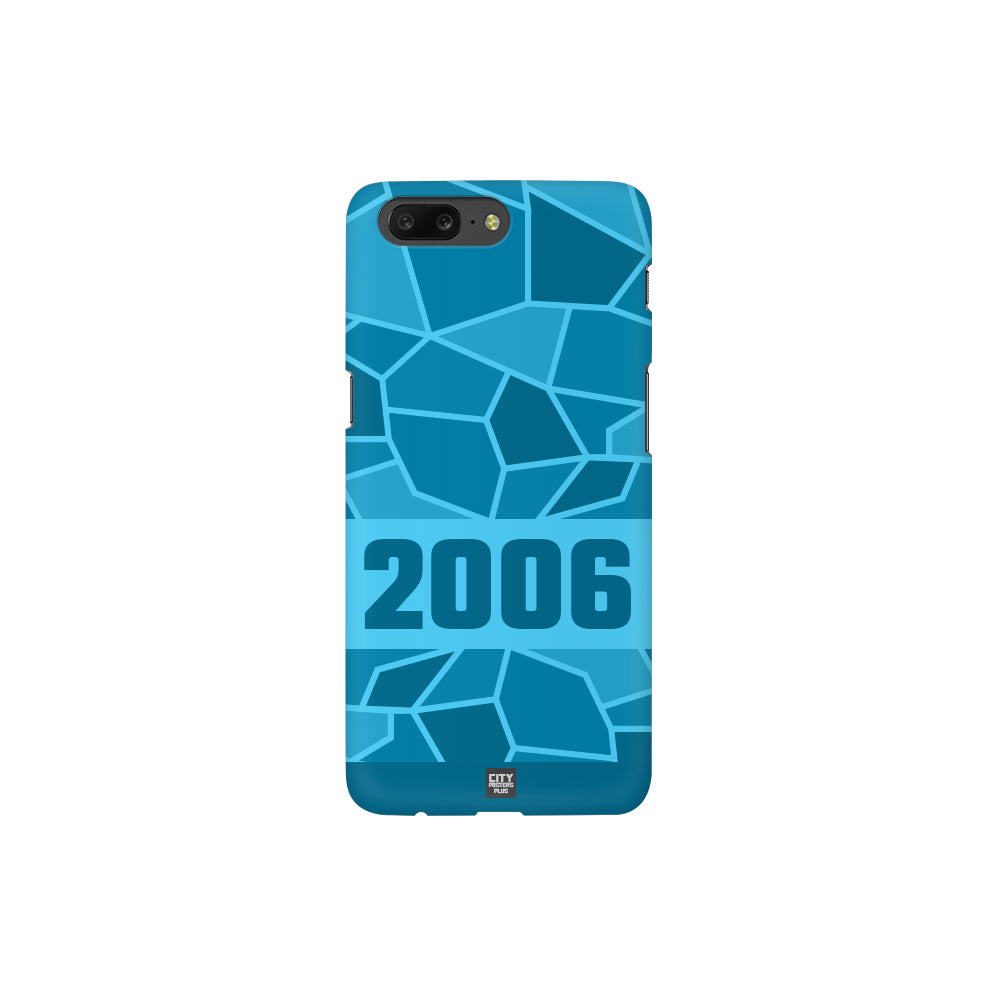 2006 Year Apple iPhone 14 Pro Max Glass Mobile Cover Cases (Sky Blue)