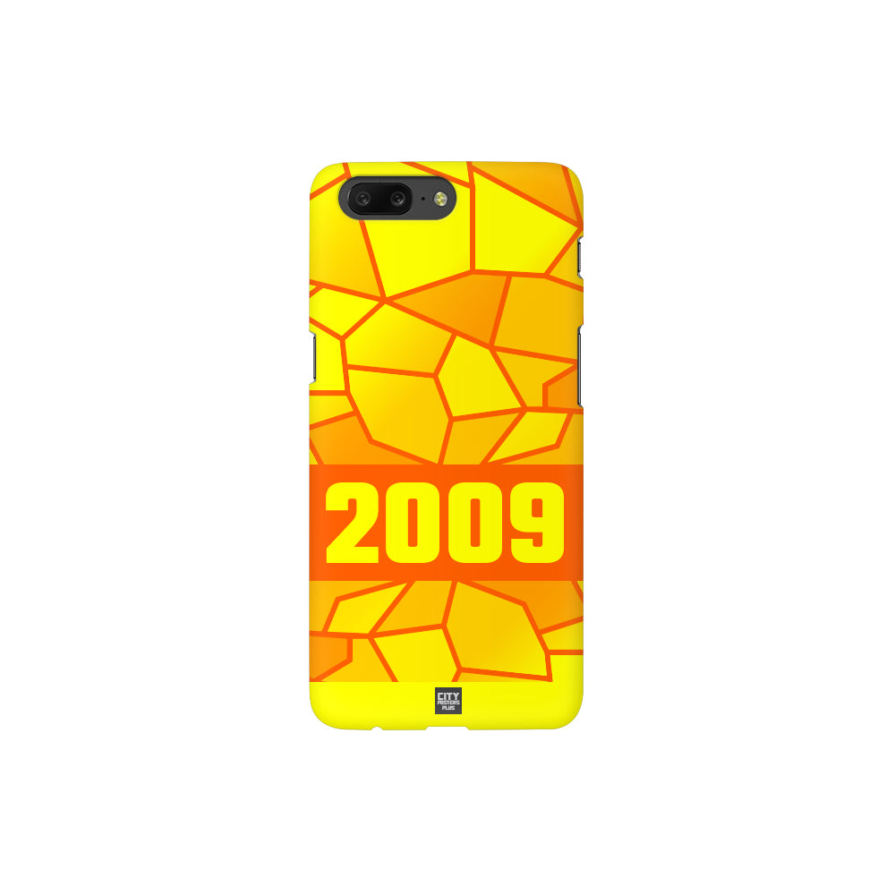 2009 Year Apple iPhone 14 Pro Max Glass Mobile Cover Cases (Orange)
